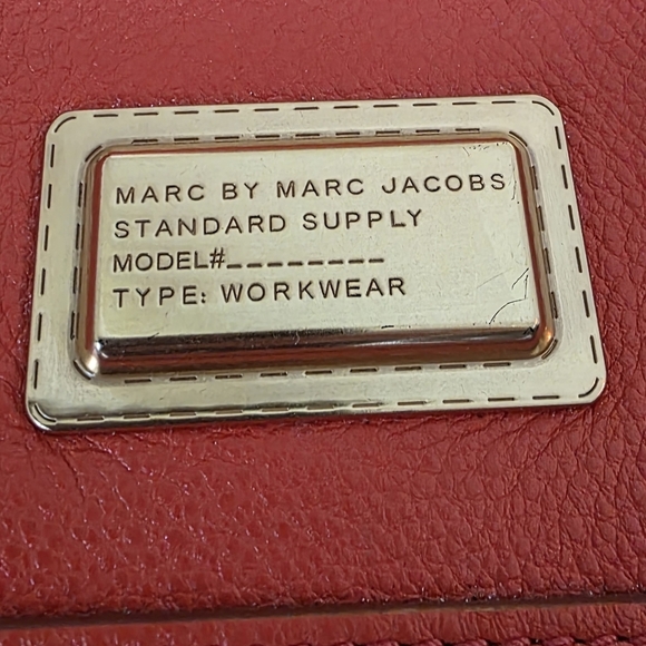 Marc By Marc Jacobs Cinch Backpack Burnt Orange Pebble Grain Leather - Picture 7 of 11